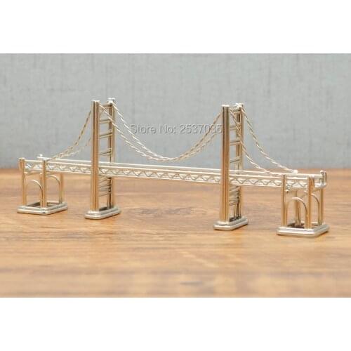 FREE SHIPMENT J26 GOLDEN GATE BRIDGE SMALL MODEL 3D SCULPTURE/DECORATION ART CRAFTS WEDDING&BIRTHDAY&HOME&OFFICE&GIFT&PRESENT