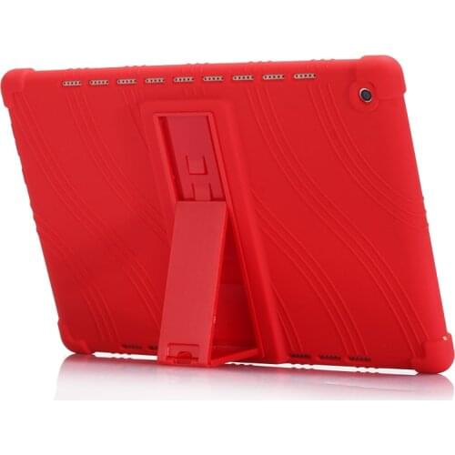 Kids Shockproof Soft Silicone Case for Huawei MediaPad T5 10 T3 9.6 M6 10.8 M5 Lite 10.1 M5 8.0 Cover with Kickstand Fundas #S