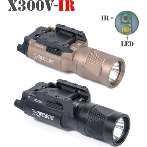 IR Light X300V-IR Tactical Light Gun Light Infrared Super Bright White Light & IR Daul Output Pistol Flashlight Shooting Hunting