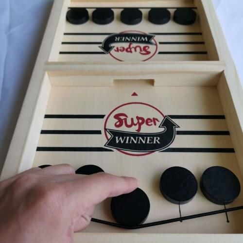 Slingpuck Game Montessori Juego Paced The Fast Sling Puck Board Games Winner Party Kids Toy Dropshipping