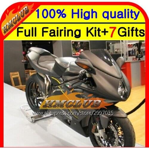 Body For MV Agusta F4 05 06 750 1000R 312 Flat black 1078 11 MA Matte black 2005 2006 4HM89 R312 750S 1000 R 05-06 Fairing