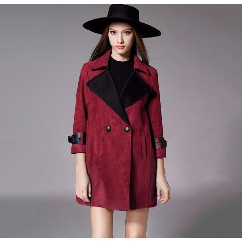 Женские красные куртки LUVTHEE China At AliExpress