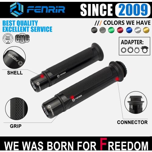FENRIR Motorcycle Grips Pitbike for Honda Suzuki Yamaha Benelli BMW Ducati KTM Aprilia Kawasaki Hyosung Triumph Bajaj Hayabusa