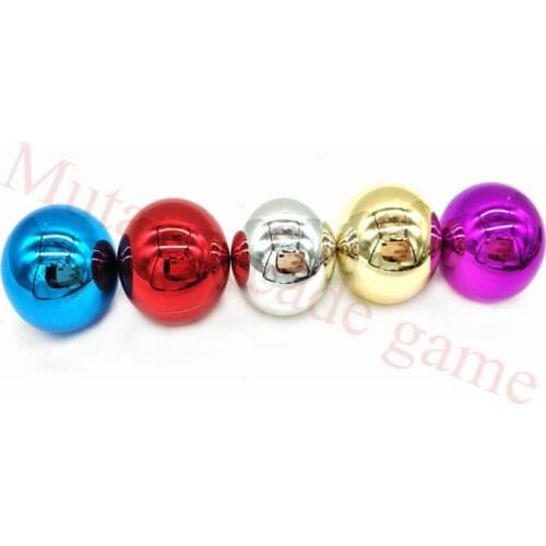5pcs/Lot Arcade joystick ball 35MM Chrome balltop Replacement top ball Round for Arcade ZIPPY SANWA SEIMITSU Jamma Mame