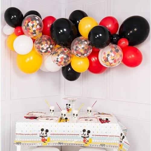 41pcs Red Black Latex Birthday Balloon Kit Party Metal Balon Weding Baby Shower Birthday Party Decorations Kids Adults Supplies