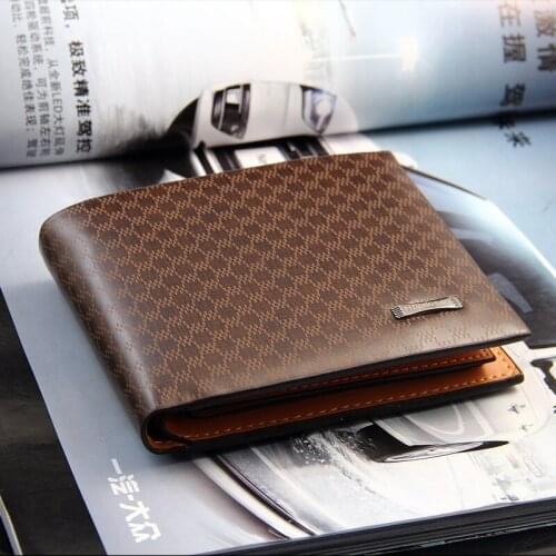 New Men Wallets Design Leather With Coin Bag Male Wallet Casual Purse Hot Sale Card Holder Wallet Men Carteira Wallet