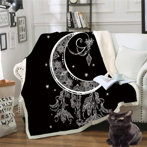 New Thicken Cotton Thread Knitted Blanket With Tassel Casual Black and white van Blanket Sofa Cover Bed Blankets Home Decor Mat