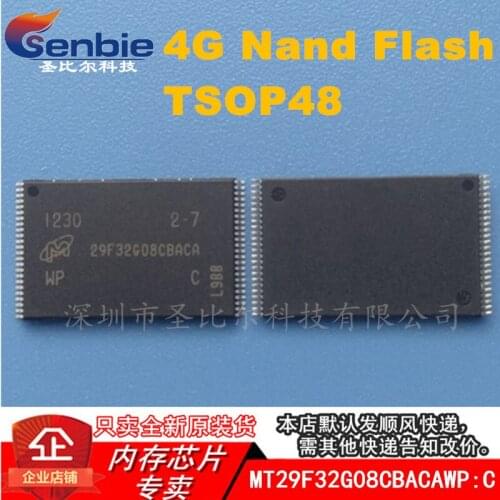 New10piece 4G MT29F32G08CBACAWP:C MT29F32G08CBACA TSOP48 Memory IC