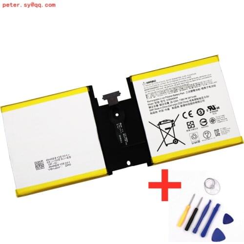 G16QA043H 2ICP4/76/76 New 3411mAh Tablet Battery For Microsoft Surface Go 1824 4415Y Tablet PC 7.66V 26.12WH