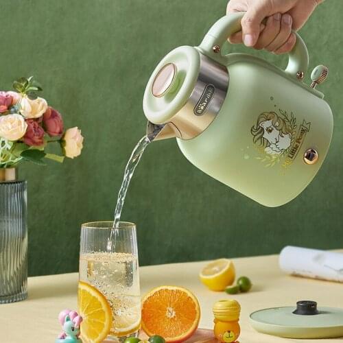 Fresh appearance, household electric kettle, stainless steel inner tank, intelligent heat preservation electric water heater