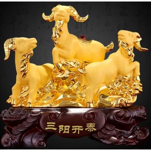 Get rich resin craft set up a living room wine cabinet TV cabinet desk decoration Sculpture statue carving Home Decoration