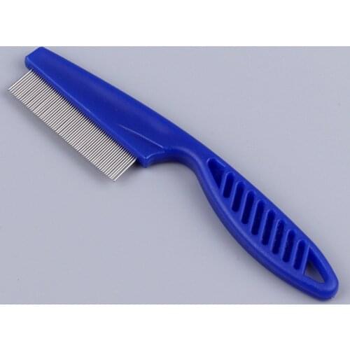 Cats and dogs, flea comb, fine-tooth stainless steel pin comb, deworming eggs and catching lice Wholesale pet supplies