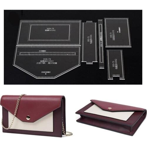 XKB-73 Shoulder Bag Acrylic Template Leather Pattern Acrylic Leather Pattern Leather Templates for Bags
