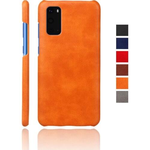 Slim Simplicity Vegan Leather Cover For Samsung Galaxy S20 FE S10 Lite S21 Note 20 Ultra 10 Plus 5G A50 A30 A40 A80 A70 A60 Case