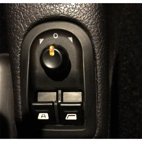 FaroeChi 6554.WA 6554.WH 6554.58 Electric Power Window Switch Mirror Button Control Fit for PEUGEOT 206 306 Black