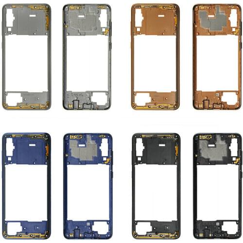 Replacement Parts For Samsung Galaxy A70 A705 / A7 2018 A750 Housing Middle Frame Bezel Cover