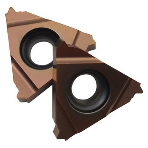 10pcs 16ER 1.5ISO P7320 16ER 1.5 ISO carbide Thread inserts External Inter changeable Tungsten Carbide Thread Turning Tools