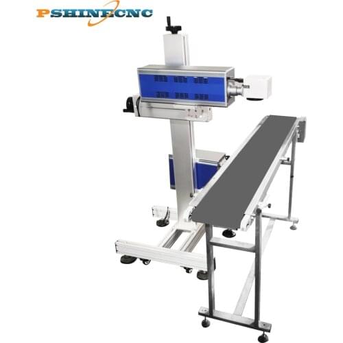 Automatic feeder continue fiber machines laser marking metal and nonmetal marker