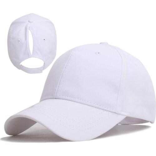 2021 Womens Ponytail Baseball Cap Women Snapback Summer Mesh Hat Female Fashion HIp Hop Hats Casual Adjustable Outdoor Bone