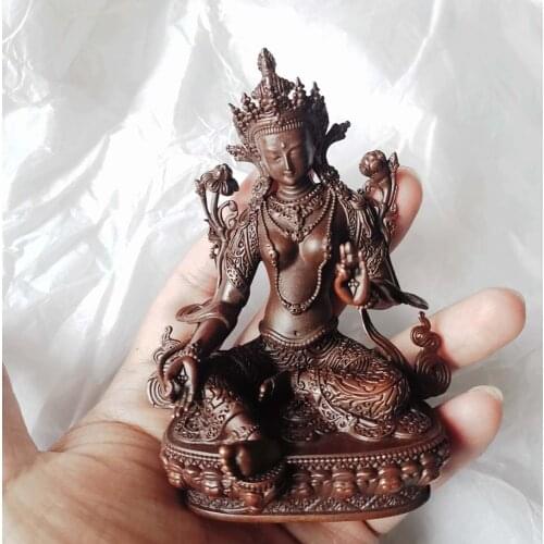Buddhism temple Amulet good quality Green Tara Guanyin buddha HOME CAR Exorcise evil spirits bless safe Pocket Buddha talisman