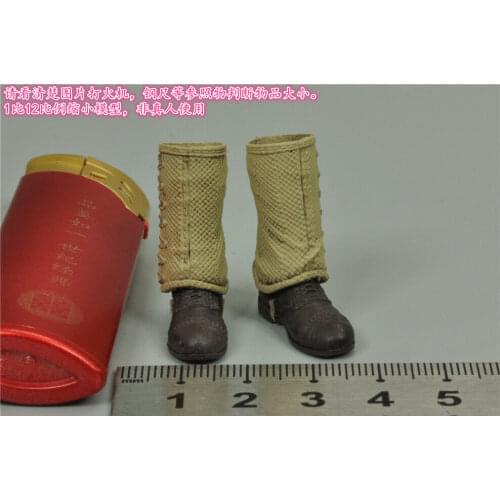 CMS002 1/12 Scale WWII U.S. Army Captain Solid Boots Model for 6"