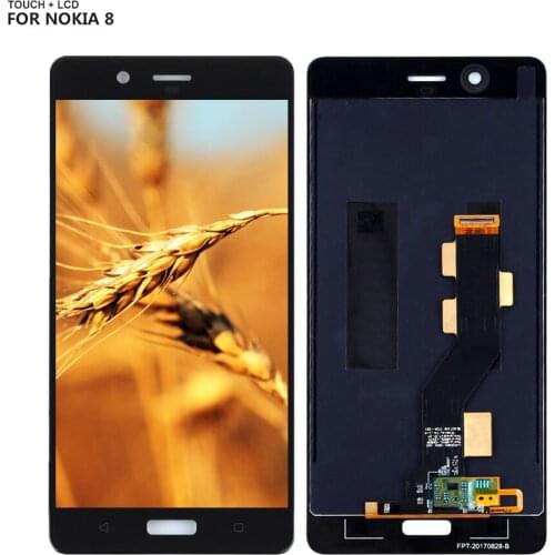 For Nokia N8 LCD Display Touch 5.3'' For Nokia 8 Digitizer Assembly Glass Sensor Replacement Parts