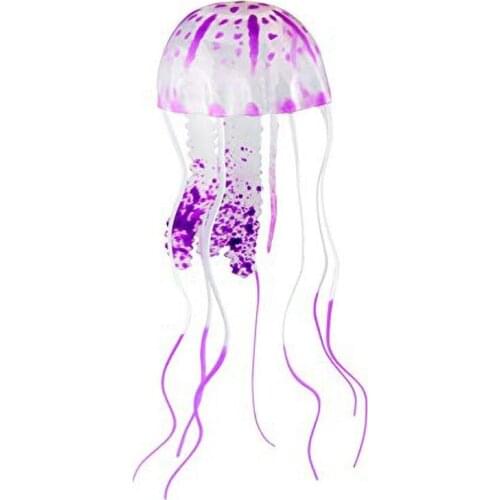 Artificial Swimming Glowing Effect Fish Tank Aquarium Landscaping Underwater Non-toxic Colorful Simulation Jellyfish Ornament
