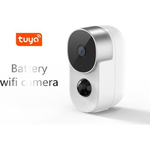 Tuya Camera Smart Home WiFi Camera Rechargeable Low Power Outdoor Weatherproof Two Way Audio Night Vision Surveillance camera