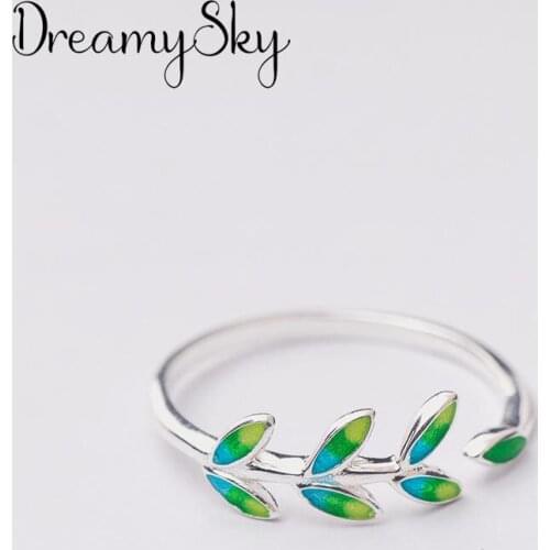Bijoux Punk Personality Silver Color Leaves Open Rings For Women Wedding Bohemian Jewelry Vintage Finger Rings Anillos