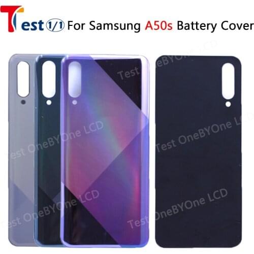 For SAMSUNG Galaxy A50s Battery Cover Rear Door Back Housing Case For SAMSUNG A50s A507 A507F Battery Cover