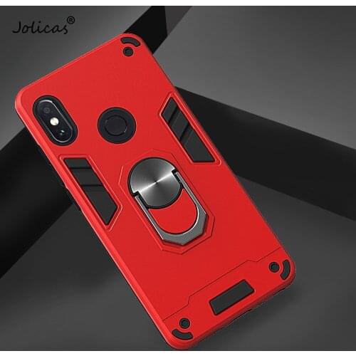 Metal Ring Bumper Magnetic Car Holder Fitted Cases For Redmi Hard PC Cover Carcasa Redmi cellular Note 5 Pro 5A Prime Plus