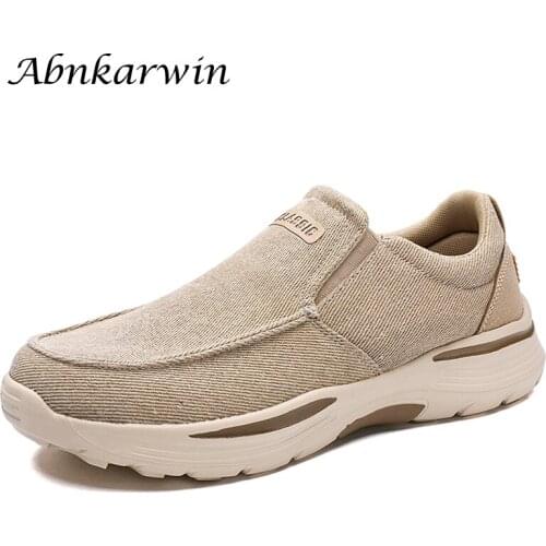 Spring Summer Casual Slip On Men Canvas Shoes Breathable Flat Spadrille Pour Homme Plus Big Sizes