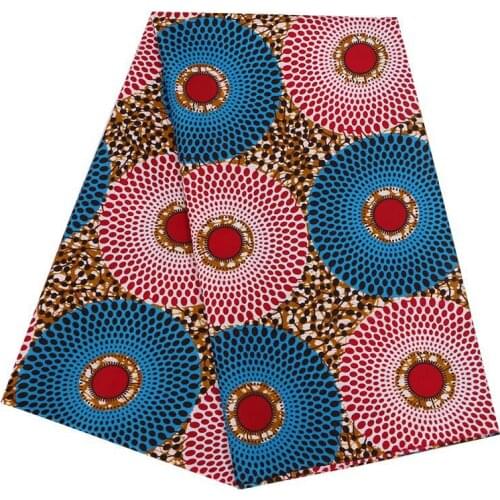 Mylb 100% Polyester Wax Prints Fabric Ankara High Quality 3 yards African Fabric for Party Dress