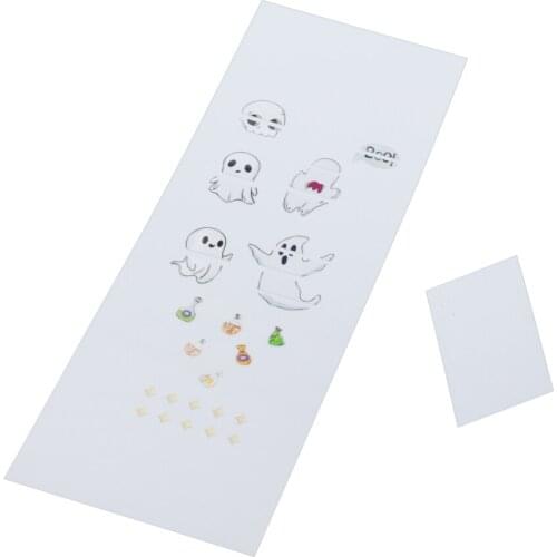 1x Specter Shape Ukulele Decal 3x4cm Instruments Sticker Decor Art Stickers