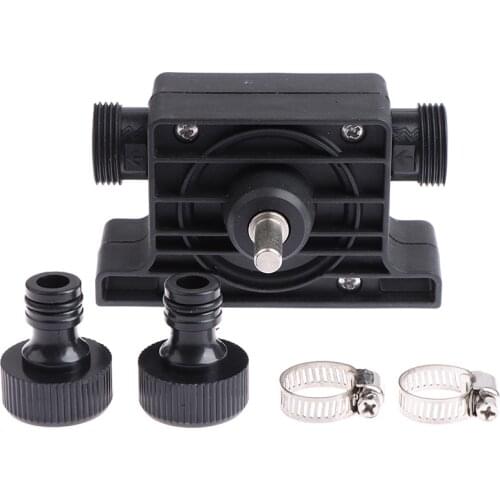 Electric Drill Pump Self Priming Transfer Pumps Oil Fluid Water Pump Portable Round Shank Heavy Duty Self-Priming Hand