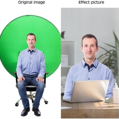 New 142cm Green Screen Photo Background Photography Backdrops Portable Solid Green Color Backdrop Cloth For Photography Studio