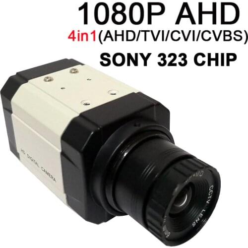 SMTKEY Standard AHD 1080P 4in1 (AHD/TVI/CVI/CVBS) Box mini camera with osd menu built in SONY IMX323