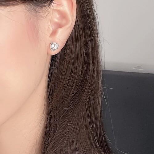 Korean Fashion Earrings for Women Vintage Artificial Pearl Earrings Aesthetic Jewelry Accesorios Mujer 2021 Kolczyki