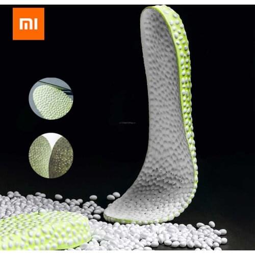 2020 Xiaomi Popcorn BOOST Elastic Insole Cushioning Breathable Deodorization Incresed Sneaker Insole Shock Absorption Tailorable