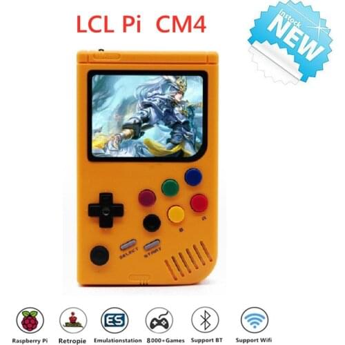 2021 LCL Pi4 Handheld Game Console Raspberry Pi CM4 For Retro Game Boy Portatil Classic Video Games Players With TF Cartridge