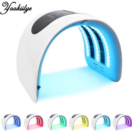 7 Colors PDT LED Light Photon Therapy Facial Mask Skin Rejuvenation Beauty Therapy Machine Acne Remover Anti-Wrinkle Skin Care