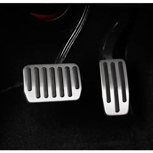 For Tesla Model 3 Y 2021 Accessories Model 3 Aluminum Alloy Accelerator Brake Rest Pedal Car Foot Pedal Pads Covers Three