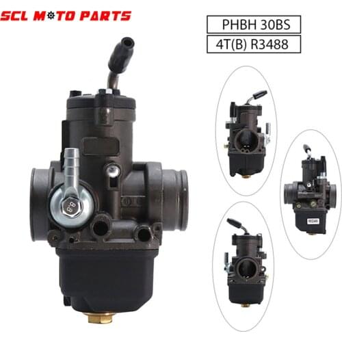ALconstar- 30mm Motorcycle Carburetor PHBH 30BS 4T(B) R3488 For 50cc-300cc Motocross Dirt Pit Bike Racing Universal