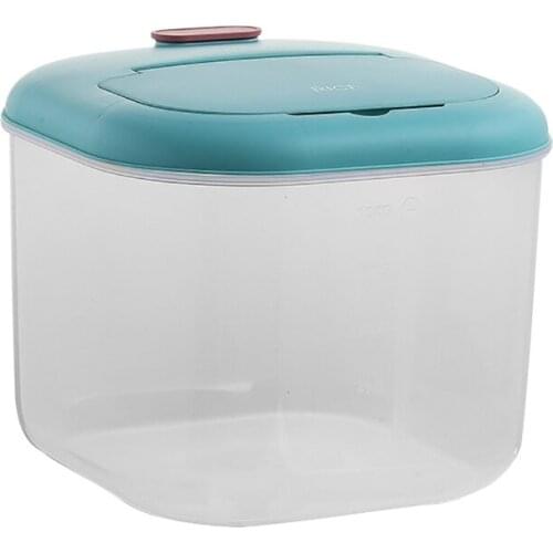 10L Kitchen Container Bucket Insect-Proof Moisture-Proof Rice Cylinder Grain Sealed Jar Pet Dog Food Store Box