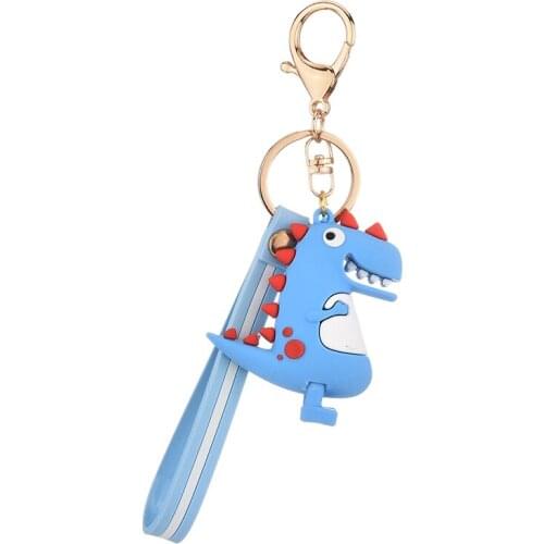 Hot Sale Dinosaur Keychain Animal Key Chain Key Ring Women Car Bag Porte Clef Keyring Bag Decoration Jewelry EH109