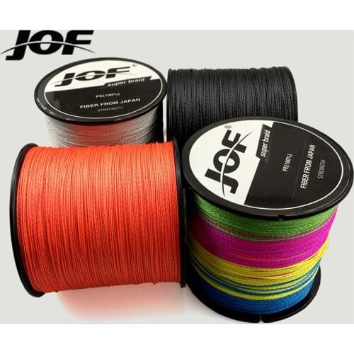 JOF PE Braided Fishing Line 300M 8 Strands Durable Multifilament Carp Fishing Wire 100% PE For Carp Fishing