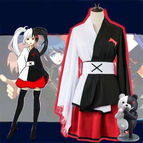 Anime Comic Danganronpa Trigger Happy Havoc Cosplay Costumes monokuma Cosplay Costume Uniforms Clothes Suits Kimonos Dress Game