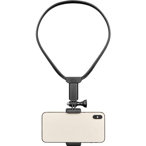 Action Camera Smartphone Selfie Neck Holder Mount For GoProAKASO Sport Camera Hands-Free Cell Phone Video Shoot Collar Stand
