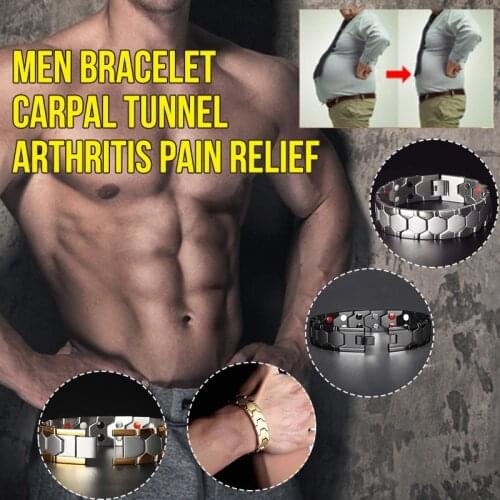 Fashion Women Gift Safe Men Bracelet Carpal Tunnel Arthritis Pain Relief Therapy Elegant Magnetic Fashion Valentines Day Xmas