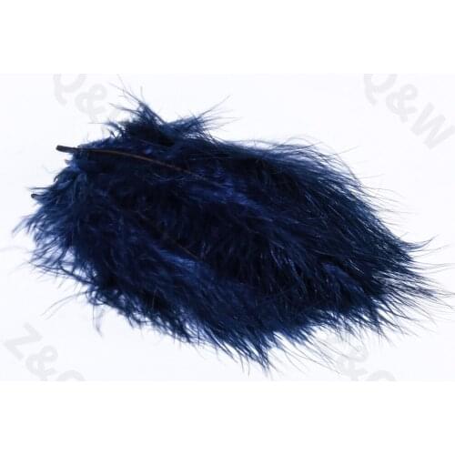 Natural 10-15CM turkey full down feathers 4-6 inches dyed navy blue 100-500 DIY crafts jewelry dream catcher accessories